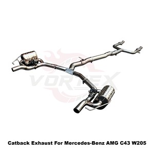 Vortex Smart-Valve Controlled Stainless Steel <b>Exhaust</b> Assembly For Mercedes-Benz AMG C43 W205 2016-2023 - Product Image 2