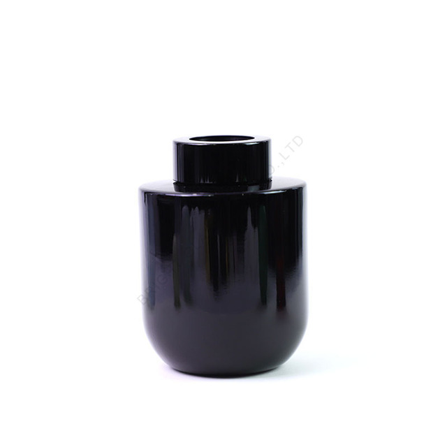 Luxury Elegant Cylindrical Glass Round Bottom Aroma Bottle for Home Fragrance Diffuser
