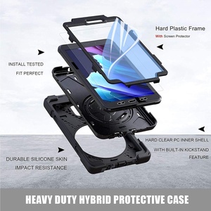 Custodia per Tablet con supporto 360 resistente robusta custodia protettiva antiurto per Samsung <span class=keywords><strong>Galaxy</strong></span> <span class=keywords><strong>Tab</strong></span> Attiva da 3 <span class=keywords><strong>8</strong></span> pollici 2020 T570 T575 T577 - Product Image 3