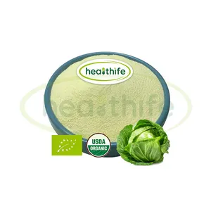 Healthife NOP & UE repolho orgânico verde seco ao ar em pó