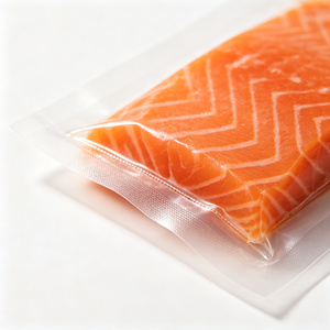 <b>Vacuum</b> Food Packaging <b>Bag</b> Clear Plastic Pouch Seal <b>Bag</b> for Frozen Fish Meat - Product Image 4