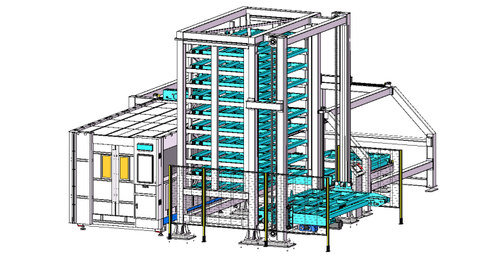robot automation loading cabinets