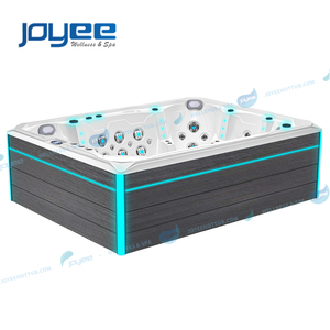 JOYEE-Spa de Luxe de Grande Capacité, Usine en Chine, Bain à Remous <span class=keywords><strong>Extérieur</strong></span> pour 9 Personnes, <span class=keywords><strong>Jardin</strong></span>, Fête, Fournisseur - Product Image 3