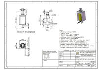 Mini solénoïde Landa SQ0630 6V 12V 24V DC à poussée et traction