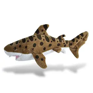 Free sample Kids Leopard Pattern Ocean Soft Shark Gift OEM New Design Novelty Sea Animal Toys Soft Shark Leopard Shark plush