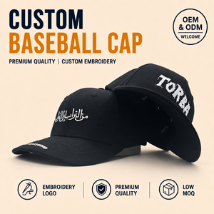 Casquette de baseball 6 panneaux couleur unie personnalisable avec broderie et impression de logo, faible MOQ, fabricant professionnel OEM, qualité supérieure - Product Image 1