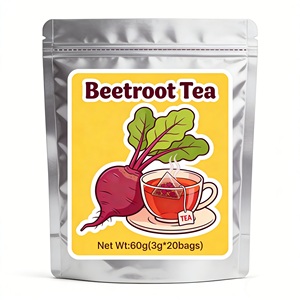 Tisane Naturale di Barbabietola Essiccata in Bustine per Migliorare la Digestione, Alleviare la Stitichezza e Aumentare l'Energia - Product Image 2