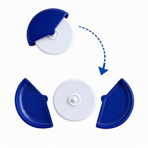 Custom Logo Round <b>Plastic</b> Pizza Cutter <b>Wheel</b> for Restaurant Giveaways and Food Promotions - Product Image 3