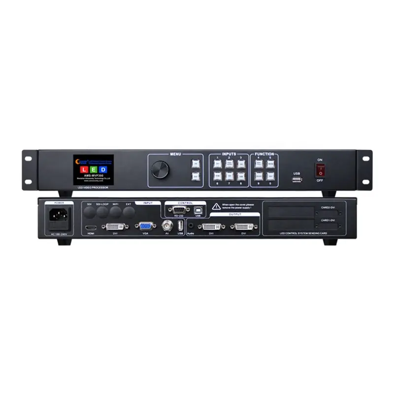 new product Amoonsky mvp300 1920*1080@60Hz led video scaler similar Kystar ks600 video controller for led screen