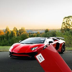 Película de Vinilo para Envolver Automóviles de TPU de Alta Calidad, 1.52x15m, Cambio de Color, Llama Dorada Roja, Estable, Altamente Elástica, Precio Competitivo - Product Image 1