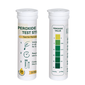 Bandelettes de test de peroxyde d'hydrogène pour l'évaluation de la qualité de l'huile de friture, Test de peroxyde d'hydrogène dans l'huile - Product Image 3