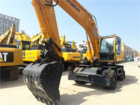 Excavatrice utilisée de roue Hyundai 210w-9 fabriquée en Corée à vendre Excavatrice d'occasion sur pneus Excavatrice Hyundai 210w-9