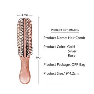Gmagic Massage Meridian Brush Scalp Care <span class=keywords><strong>Peigne</strong></span> portable antistatique pour hommes et femmes Lavage des cheveux - Product Image 4