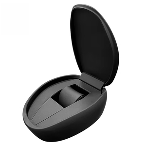 Premium Full Set Matte <b>Black</b> Oval Watch <b>Box</b> Shockproof Inner Cushion Single Watch Packaging <b>Box</b> For Retail Store Sale - Product Image 5