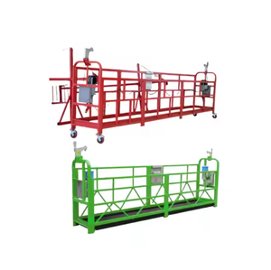 Escenario oscilante chafaudage andamio góndola plataforma de aluminio CE certificado 5M 1000kg guindola electrica cunas de fachada - Product Image 2