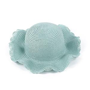 Sombrero de Paja Panamá para Niñas, Transpirable, Protección Solar, Ala Ancha, para Verano, de 4 a 6 Años, para Uso en Exteriores y Playa - Product Image 5