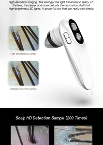 Smart 11 Inch Double Probe HD Lcd Hair Follicles Scalp Scanner Detector Analyzer Analysis Camera Detect Microscope <strong>Tester</strong> - Product Image 4