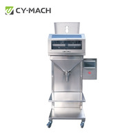 Machine de remplissage de pesage semi-automatique de haute précision pour granulés particules noix graines grains de café aliments pour animaux de compagnie dans un emballage en pochette