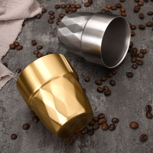 Stainless Steel Tumbler 304 Double Wall Vacuum Insulated Gold Silver For <b>Coffee</b> Tea Party Beverage Cup - Product Image 1