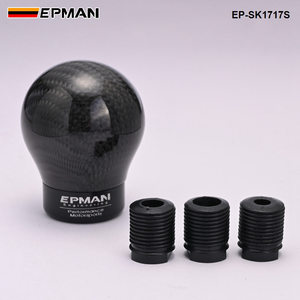Pommeau de levier de vitesse en aluminium EPMAN en fibre de carbone véritable pour Honda VW BMW EP-SK1717S - Product Image 5
