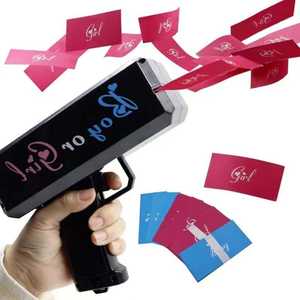 Vente <span class=keywords><strong>en</strong></span> gros, Accessoires décoratifs pour révélation du sexe, Pistolets de devinettes garçons et filles, Jouets de fête pour baby shower sans pétards - Product Image 4