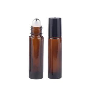 Meilleure Vente CAPOT Flacon Roll-on en Verre Rond Transparent ou Ambré de 5ml et 10ml pour Huiles Essentielles avec Bille et Bouchon à Vis Sérigraphié - Product Image 2