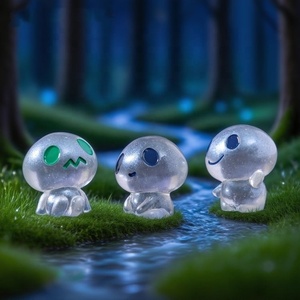 <b>Miniature</b> Resin Craft Animal Alien Figurines Glow-in-the-Dark Eco-friendly Home Decor Ornaments Artistic Easter Goodie Bag - Product Image 4
