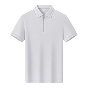Unisex Cotton Polo Shirt 190g Thin Loose Fit Breathable Summer Workwear With Label And Tags - Product Image 4