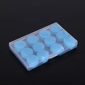 Custom Colors Deepsleeps Ear Plugs for Sleeping Soft Silicone Putty Moulded Earplug in Plastic Case