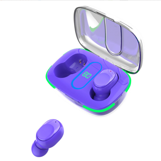 Cool design breathing light bt5.3 tws headphone wireless earbuds F9 earphone Y70 Y80 Y90 gaming headphone