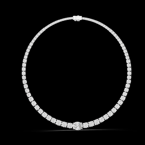 Collier avec pendentif en diamant de culture en or 14K/18K avec un éclat intemporel et un design de luxe moderne pour mariage, anniversaire et fête - Product Image 3