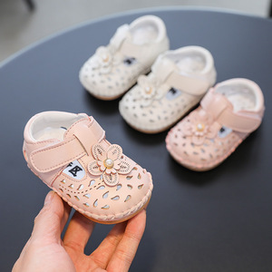 Nouvelles sandales d'été pour bébé, style princesse, semelle souple, anti-chute, pour bébés de 0 à 1 an, garçons et filles, nouveau-nés - Product Image 2
