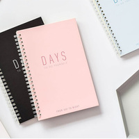 Agenda personnalisable à couverture souple avec impression carnets de notes laitières Carnet de notes à spirale A5 bon marché