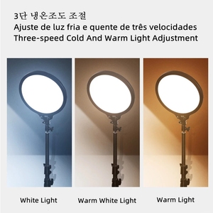 Anneau lumineux Led réglable 10 pouces/26cm, pour photographie et <span class=keywords><strong>vidéo</strong></span>, haute qualité, Portable, nouveauté - Product Image 5