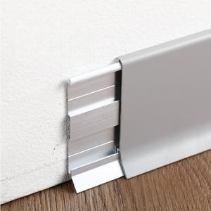 Plinthe en alliage d'aluminium ultra-mince à double couche de 60 mm pour l'exportation - Product Image 1