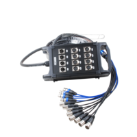 Câble serpent audio professionnel OEM pour microphone pour scène audio pour 12/16/24 canaux 3 broches mâle à femelle Xlr Y Splitter