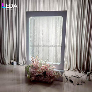 LEDA Modern <b>Wedding</b> Custom Message Phone Booth Message Board Metal/Acrylic <b>Wedding</b> Venue Decoration <b>Props</b> - Product Image 4