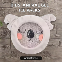 Compresse de gel chaud et froid pour enfants avec housse en tissu animal pour soulager la douleur, modèle de rééducation et de soins de santé