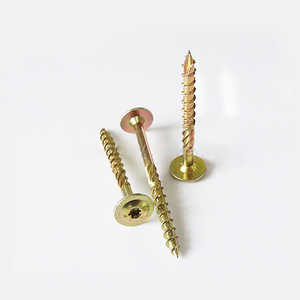 17 chủ đề cắt Wafer đầu loại ngoài trời vít T25 Bit khoan Torx Ổ đĩa lớn Giàn đầu knurling sàn gỗ vít với loại - Product Image 3