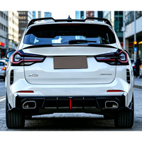 Kit carrosserie pour BMW X3 IX3 G01 G08 2022 2023 2024 ABS Noir Brillant Lame avant Diffuseur arrière Jupes latérales Aileron Spoiler Garniture Tuning