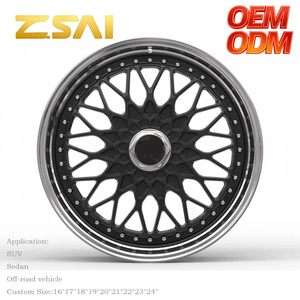 Jantes en alliage d'aluminium multi-rayons de 19, 20 et 22 pouces, 2 pièces, <span class=keywords><strong>4x100</strong></span>, 5x120, jantes personnalisées pour voitures <span class=keywords><strong>BBS</strong></span>, Audi, Golf, JDM - Product Image 1