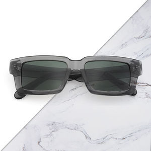 <span class=keywords><strong>Occhiali</strong></span> <span class=keywords><strong>da</strong></span> <span class=keywords><strong>Sole</strong></span> Quadrati Spessi Classici Retrò Neri Opachi 2026 <span class=keywords><strong>da</strong></span> <span class=keywords><strong>Uomo</strong></span>, Personalizzabili con Logo, Lusso in Acetato, Protezione UV400, Montatura Completa, Vendita all'Ingrosso - Product Image 2