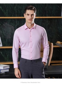 Áo sơ mi nam thiết kế mới, chất lượng tốt nhất, kiểu dáng ôm body, tay dài, in theo yêu cầu. - Product Image 3