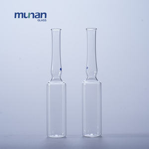 Munan Neutral Borosilicato Ampolla de vidrio ámbar transparente Bandeja de 1ml botellas de vidrio ampolla farmacéutica - Product Image 4