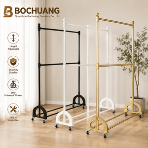 <span class=keywords><strong>Appendiabiti</strong></span> da uomo per <span class=keywords><strong>bambini</strong></span> da donna sollevati da scaffale da esposizione da pavimento a pavimento per negozio di abbigliamento - Product Image 1