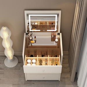 Tocador moderno <span class=keywords><strong>de</strong></span> madera maciza JINSHAN armario <span class=keywords><strong>de</strong></span> almacenamiento integrado dormitorio mesita <span class=keywords><strong>de</strong></span> noche pequeño tocador conjunto <span class=keywords><strong>de</strong></span> muebles para uso en el baño - Product Image 5
