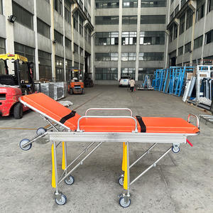 Trolley <span class=keywords><strong>Stretcher</strong></span> Darurat Ambulans dengan Sistem Pemuatan Cepat untuk Rumah Sakit ICU dan Transportasi Ambulans - Product Image 2