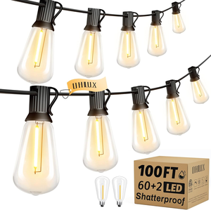 <span class=keywords><strong>Outdoor</strong></span> 62 Bruchsichere Wasserdichte Dimmbare Terrassen-Dekorationsleuchte ST38 LED-BIRNE 2200K Hängelampe - Product Image 1