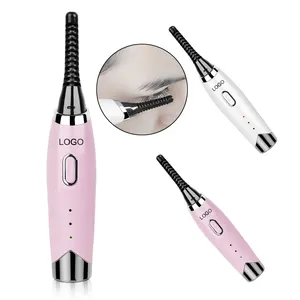 Portable USB Rechargeable Electric Perming Heated Eyelash Curler For Quick Natural Curling
