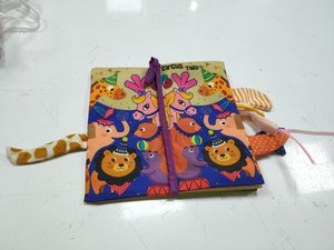 New lakarose bé Đầu tiên chơi chủ đề mềm thiết kế độc đáo đuôi vải cuốn sách trẻ em học tập cuốn sách - Product Image 2